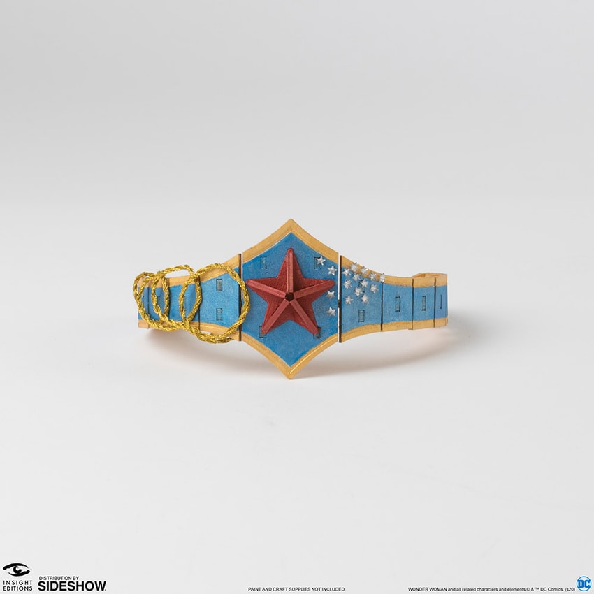 Wonder Woman 3D Wood Model and Book- Prototype Shown