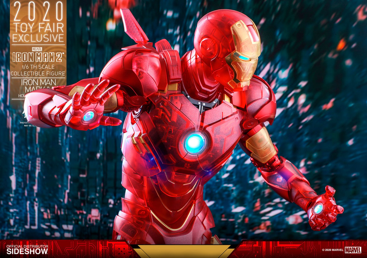 Iron Man Mark IV (Holographic Version) Exclusive Edition - Prototype Shown View 5