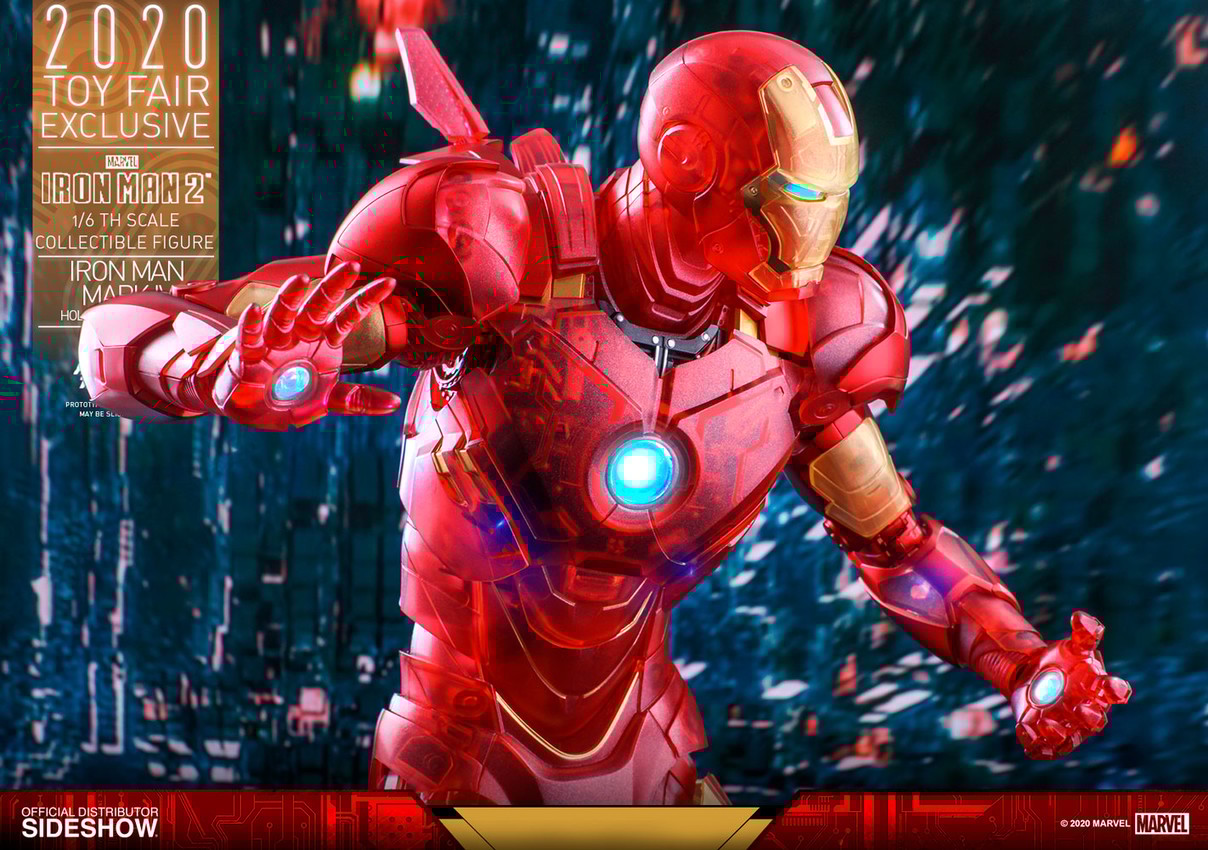 Iron Man Mark IV (Holographic Version) Exclusive Edition - Prototype Shown View 5