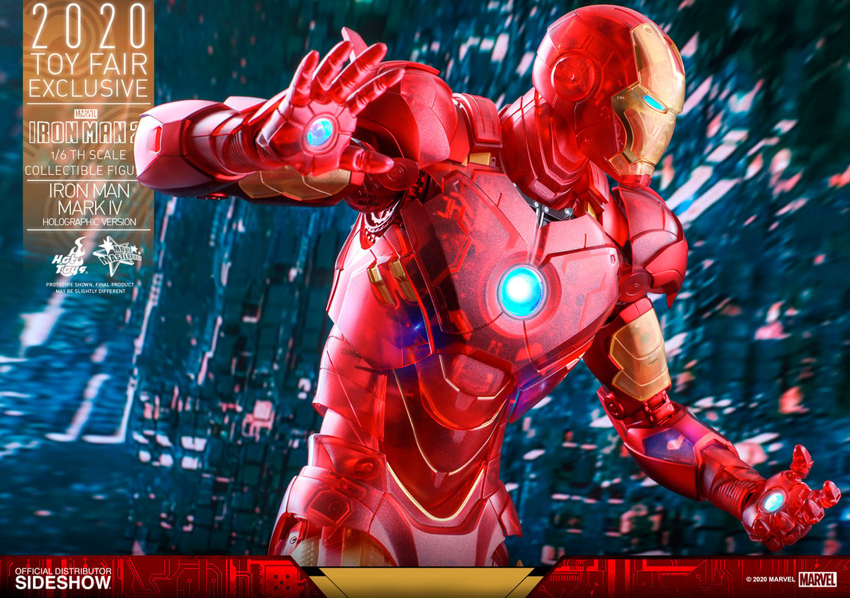 Iron Man Mark IV (Holographic Version) Exclusive Edition - Prototype Shown View 4
