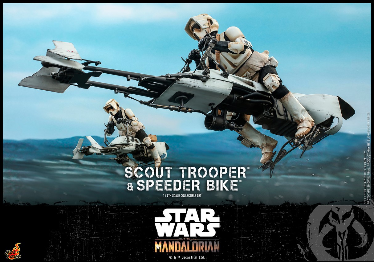 Scout Trooper and Speeder Bike- Prototype Shown View 1