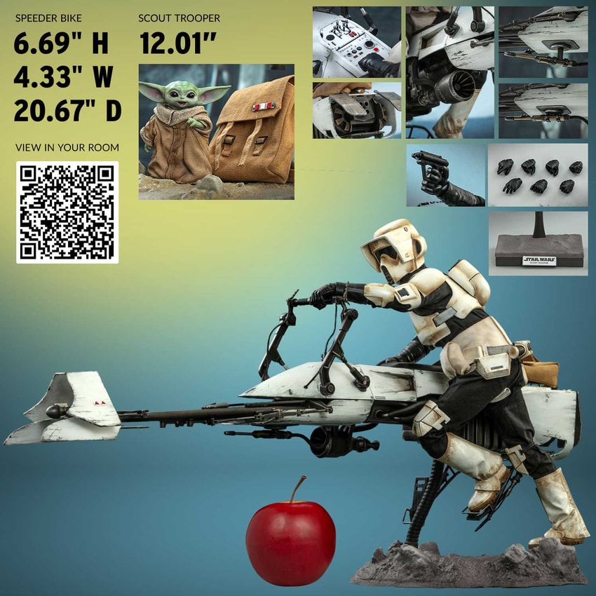 Scout Trooper and Speeder Bike- Prototype Shown View 2