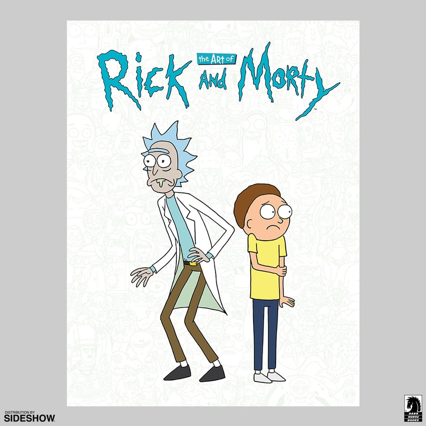 The Art of Rick and Morty Hardcover Book by Dark Horse Comics