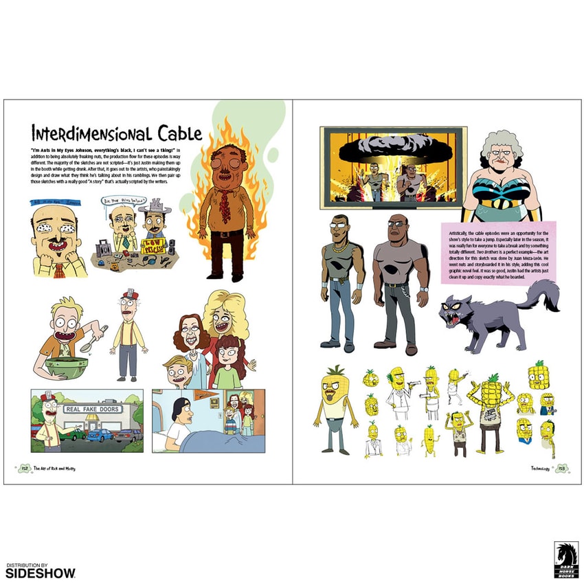 The Art of Rick and Morty Hardcover Book by Dark Horse