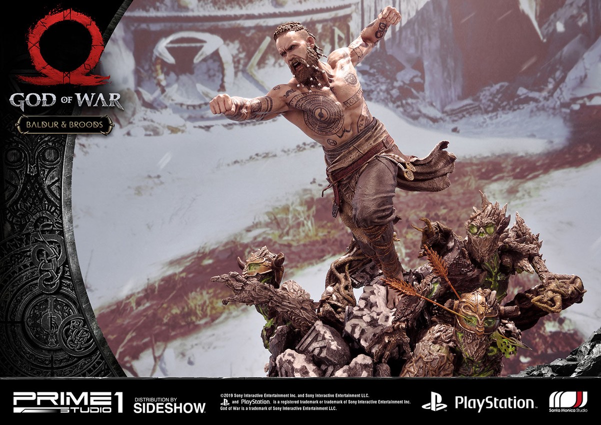 God of War Baldur and Broods Statue by Prime 1 Studio | Sideshow