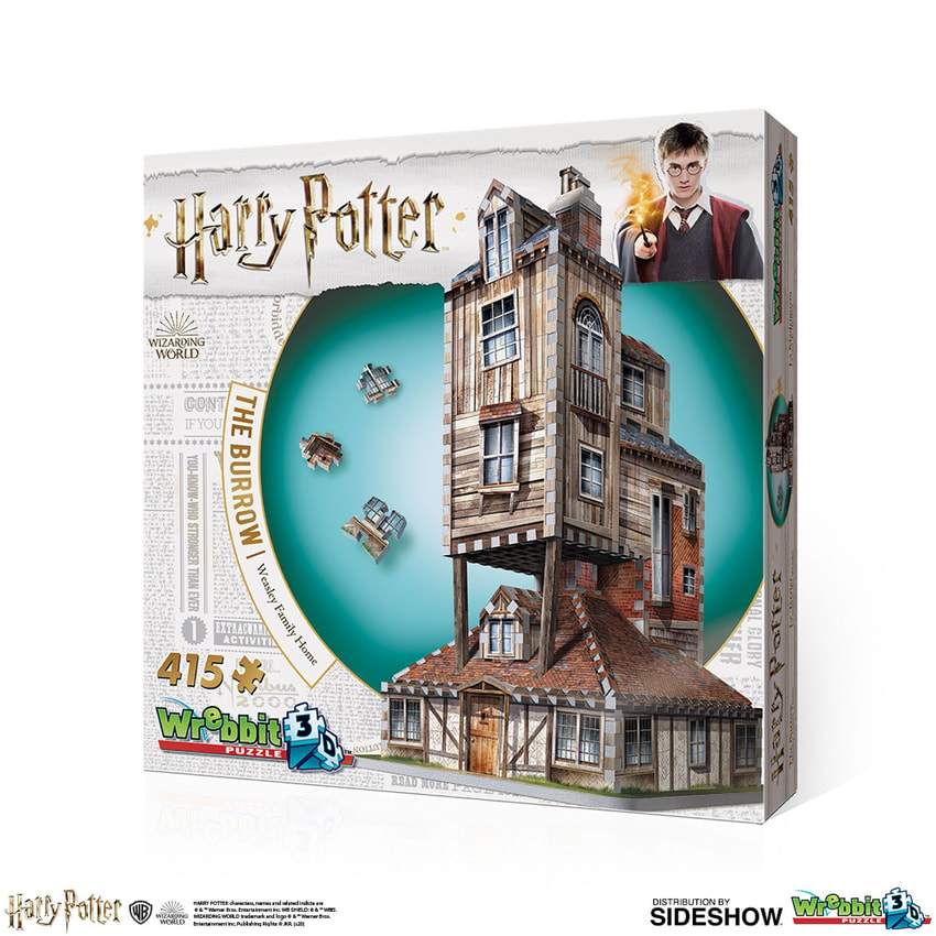 The Burrow - Weasley Family Home 3D Puzzle- Prototype Shown