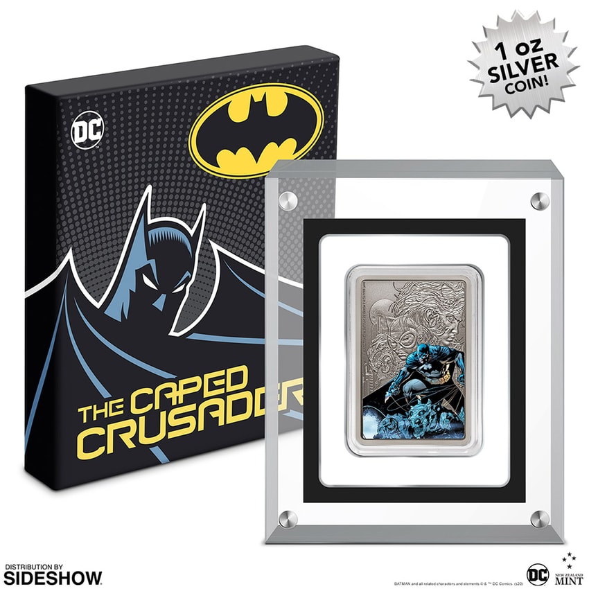 The Caped Crusader Batman 1oz Silver Coin | Sideshow Collectibles