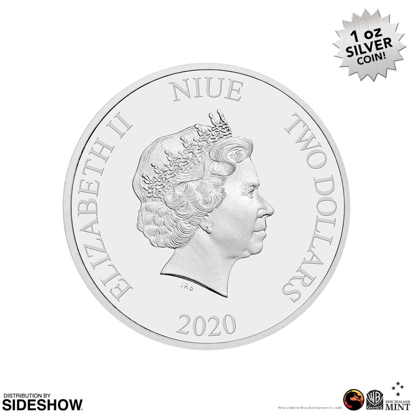 Mortal Kombat 1oz Silver Coin | Sideshow Collectibles