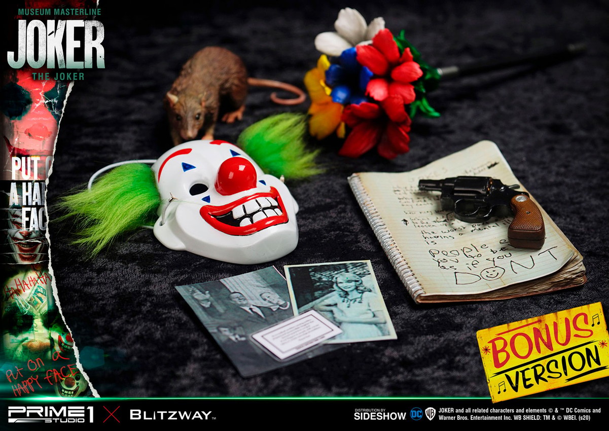 DC Comics The Joker (Bonus Clown Mask Version) 1:3 Scale Statue  Exclusive Edition - Prototype Shown View 6