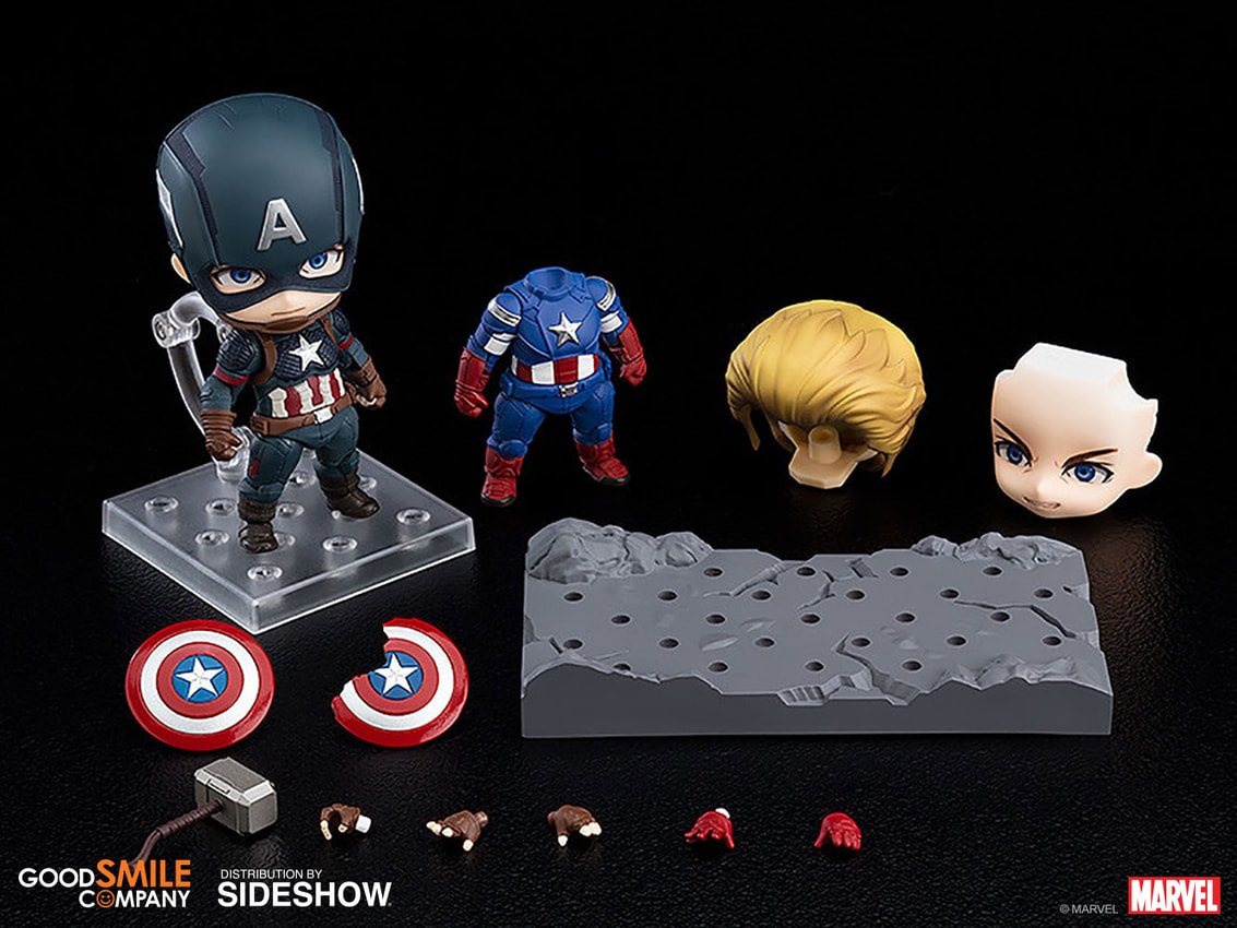 ねんどろいど 1218 DX キャプテン・アメリカ エンドゲームエディション Captain America: Endgame Edition DX Version Nendoroid | Sideshow