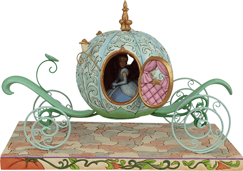 Disney Pumpkin Coach with Cinderella Figurine - Prototype Shown View 5