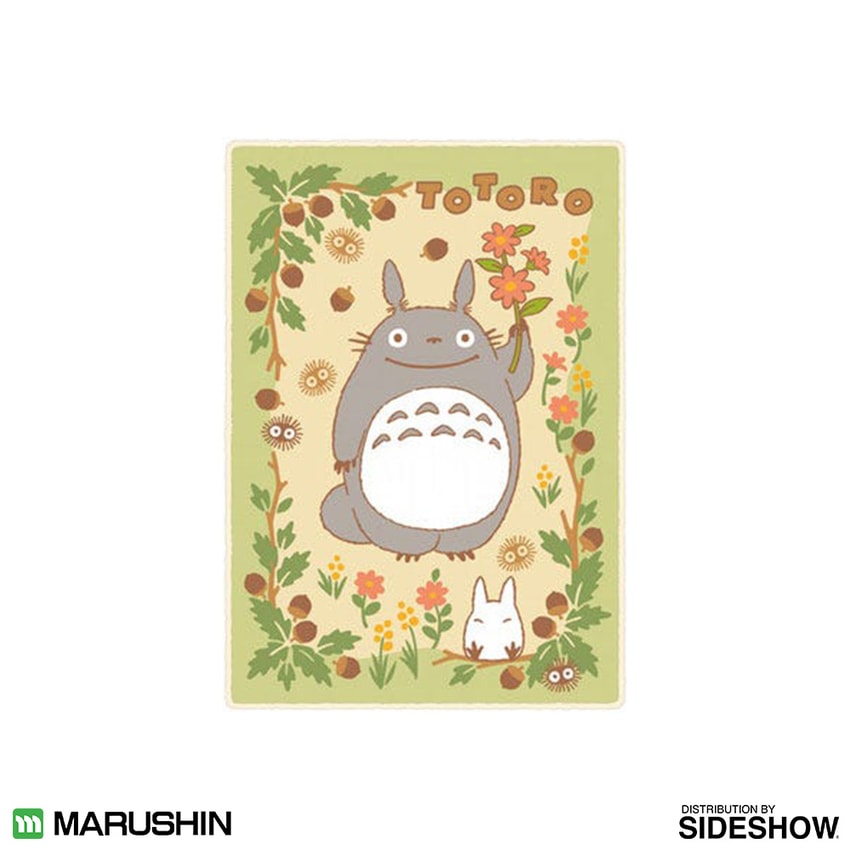 Totoro in the Sunny Forest Plush Blanket- Prototype Shown