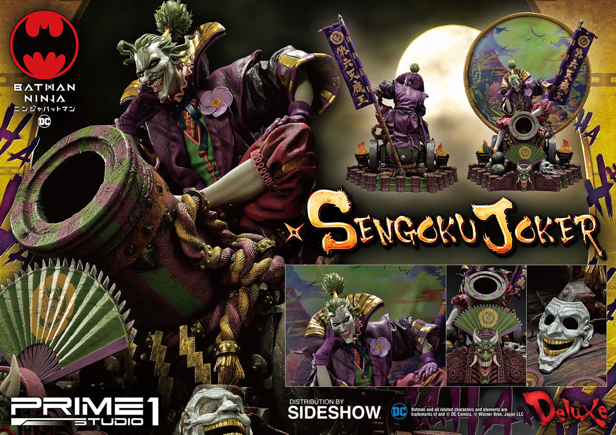 DC Comics Sengoku Joker (Deluxe Version) Statues - Prototype Shown View 2