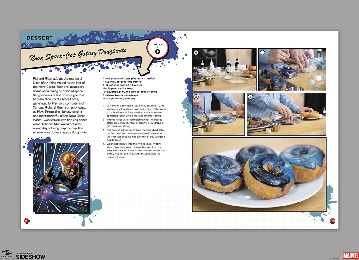 Marvel Eat the Universe: The Official Cookbook- Prototype Shown