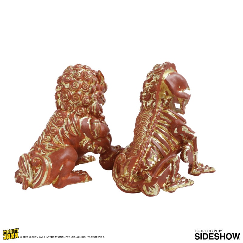 XXRAY+ Foo Dogs (Terracotta) Collectible Set by Mighty Jaxx
