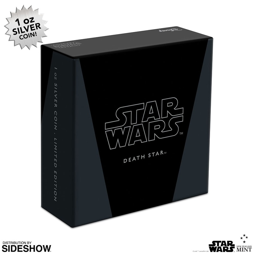 Death Star Silver Coin- Prototype Shown View 5