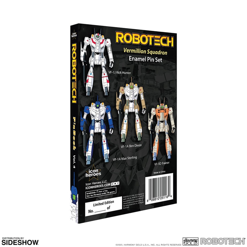 Robotech Robotech Vol. 4 Pinbook Collectible Pin - Prototype Shown View 6