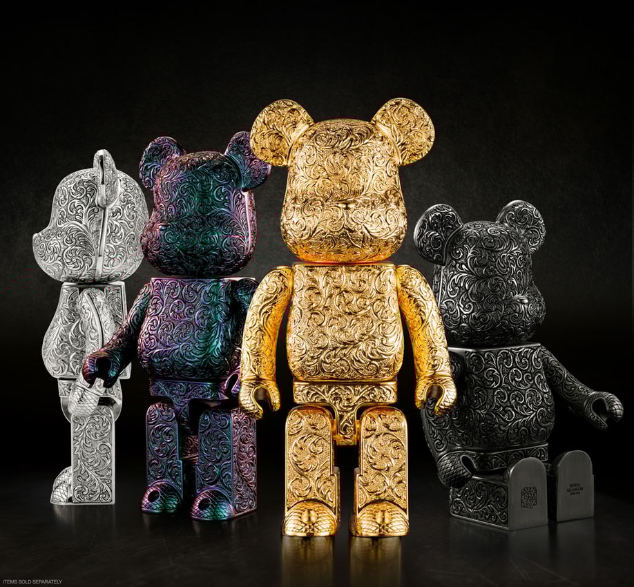 新しい到着 Royal Be@rbrick Selangor Figure 400% Golden Arabesque キューブリック、ベアブリック