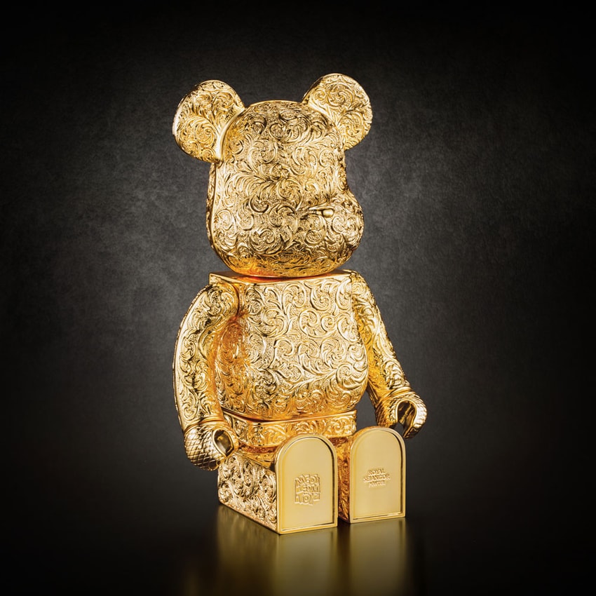 Be@rbrick Royal Selangor Arabesque Golden 400% Figure | Sideshow