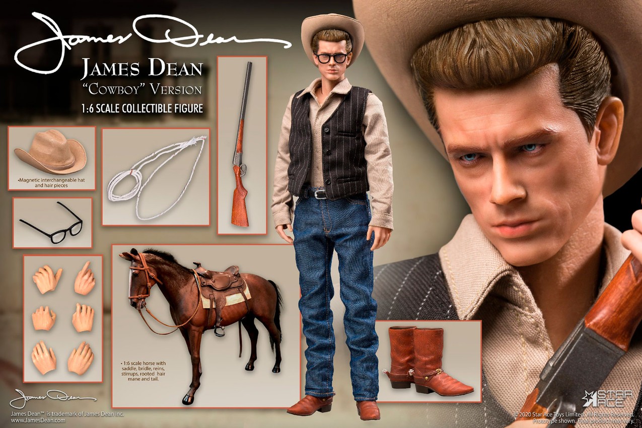 James Dean Cowboy Deluxe Version Sixth Scale Figure by Star Ace