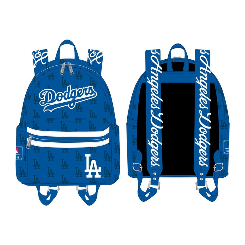 Dodgers Blue AOP Mini Backpack- Prototype Shown View 1