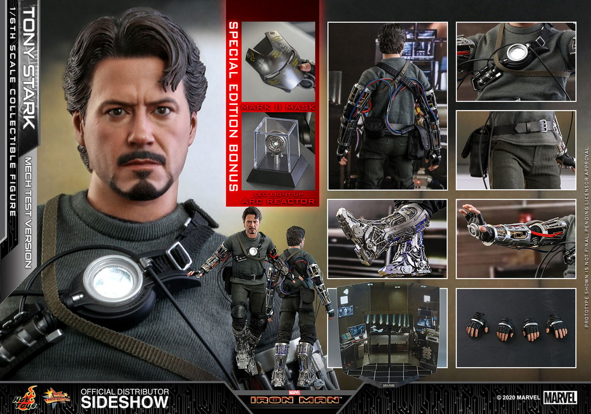 Tony Stark (Mech Test Version - Special Edition) Exclusive Edition - Prototype Shown View 3