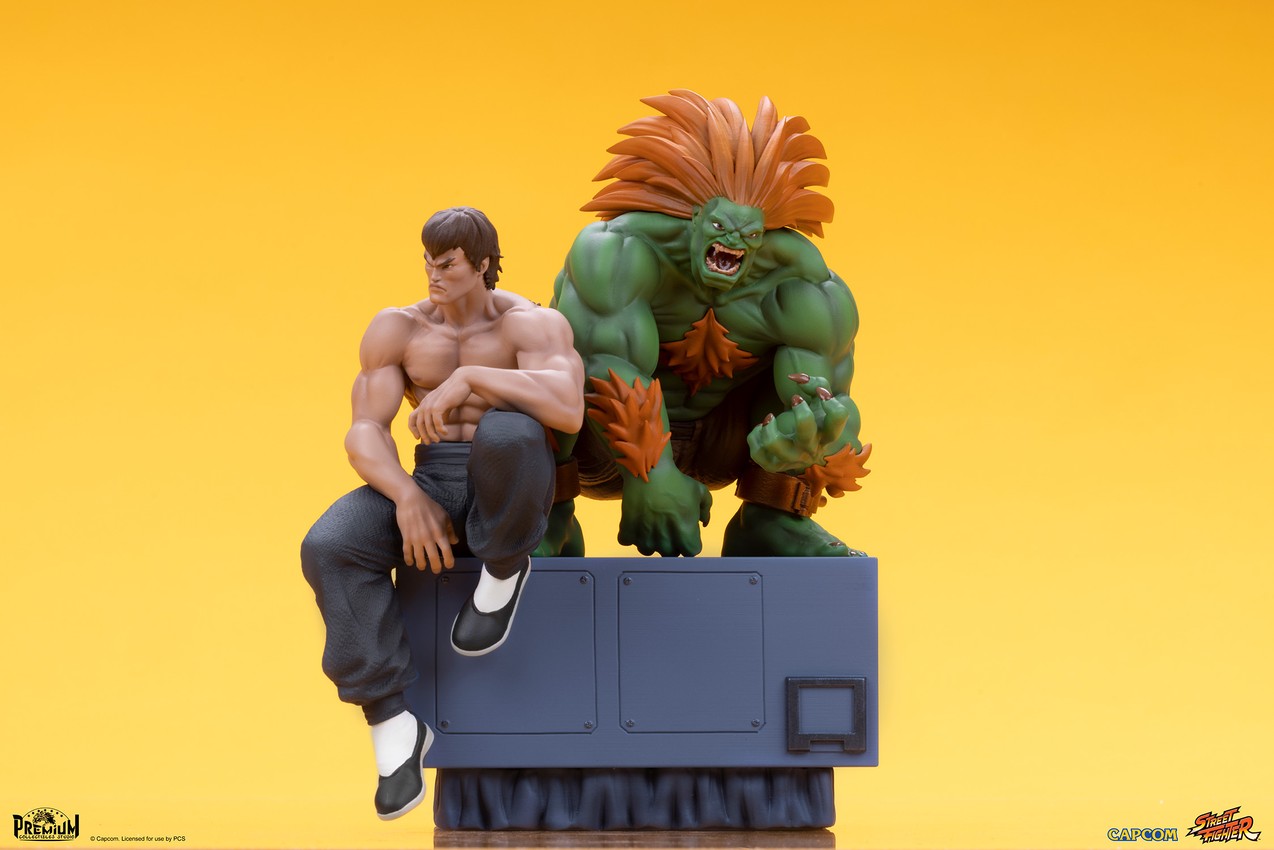 Street Fighter Blanka & Fei Long 1:10 Scale Statue - Prototype Shown View 6