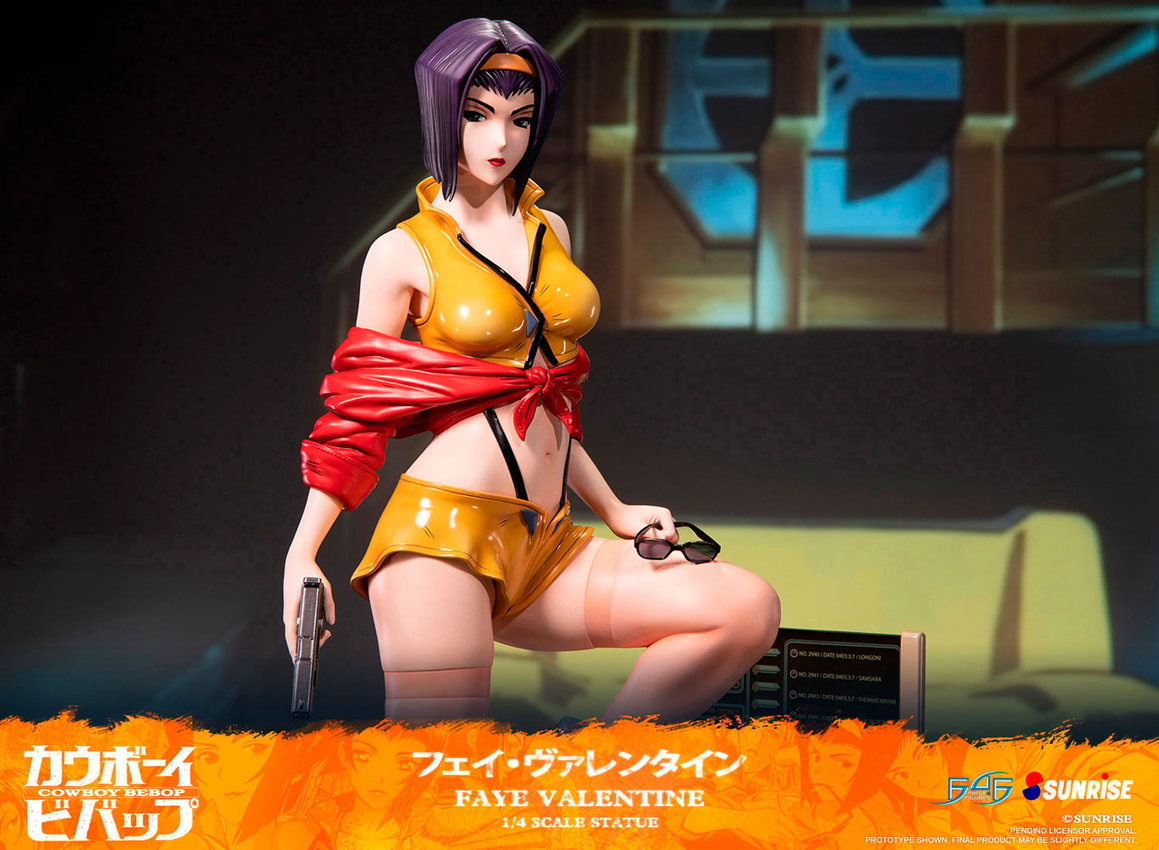 Cowboy Bebop Faye Valentine Statues - Prototype Shown View 2