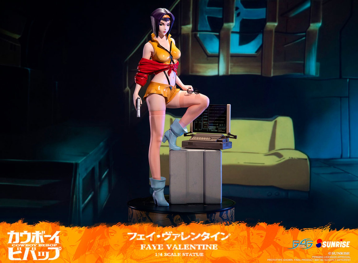 Cowboy Bebop Faye Valentine Statues - Prototype Shown View 3