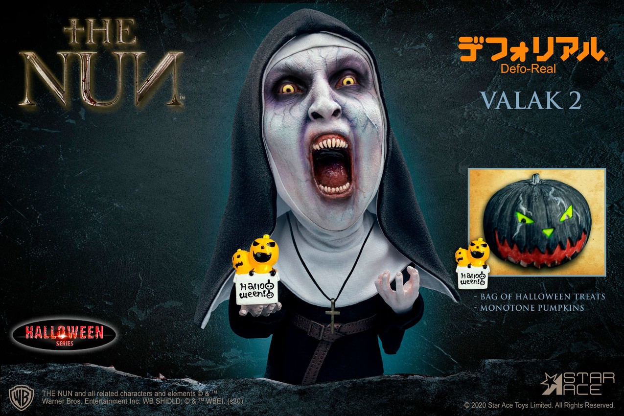 The Nun Valak (Open Mouth Halloween Version) Statues - Prototype Shown View 3
