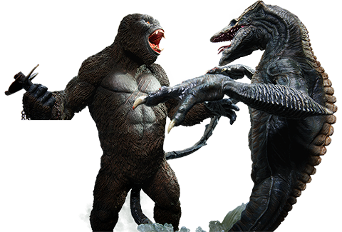 Kong VS Skullcrawler Deluxe- Prototype Shown