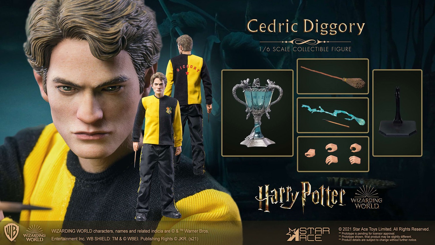 Cedric Diggory (Tri-Wizard Version)- Prototype Shown View 1