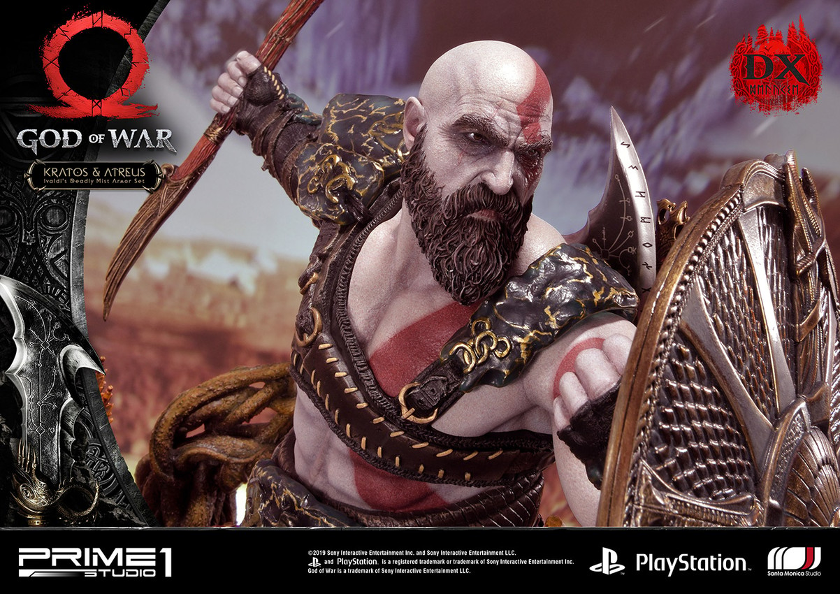 Kratos & Atreus Ivaldi's Deadly Mist Armor Set (Deluxe Version)- Prototype Shown View 2