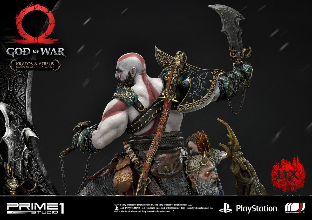 Kratos & Atreus Ivaldi's Deadly Mist Armor Set (Deluxe Version)- Prototype Shown View 5