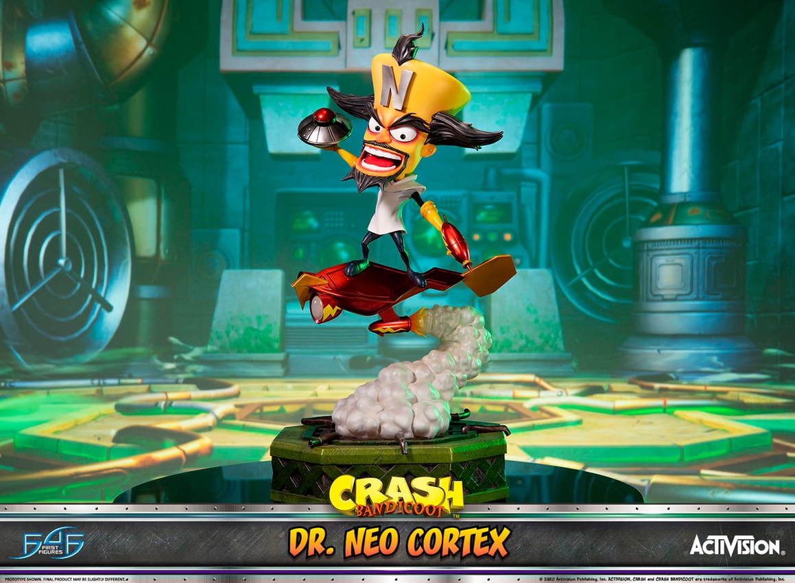 Crash Bandicoot Dr. Neo Cortex Statues - Prototype Shown View 3