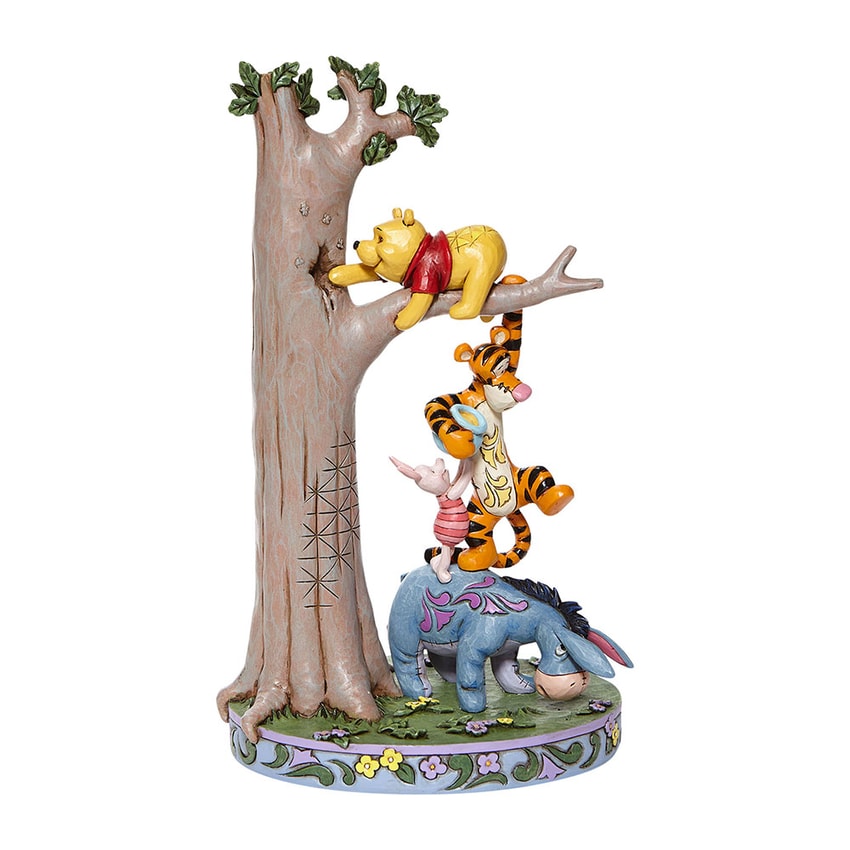 2024年新作入荷 Figurine Friends and Pooh with Tree by Sideshow | Enesco 置物