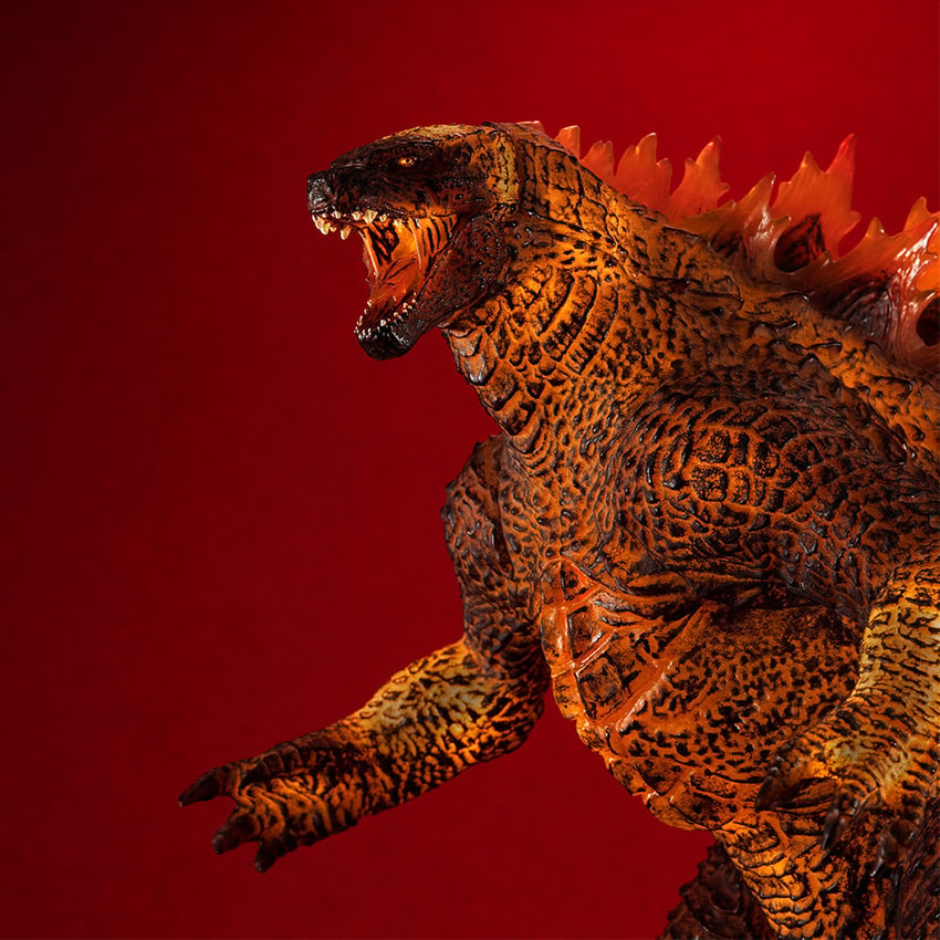 UA Monsters Burning Godzilla Figure | Sideshow Collectibles