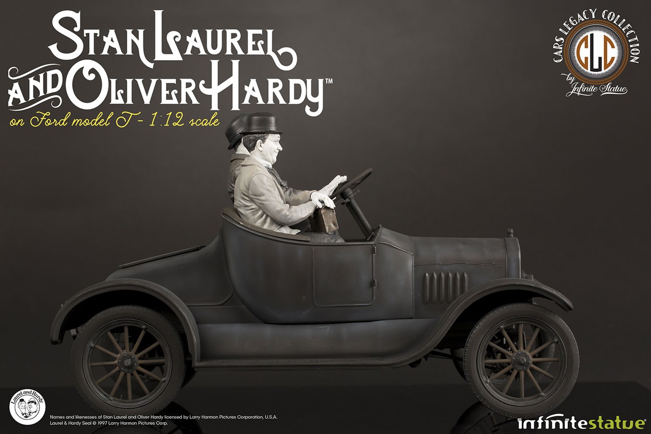Laurel & Hardy on Ford Model T- Prototype Shown View 1