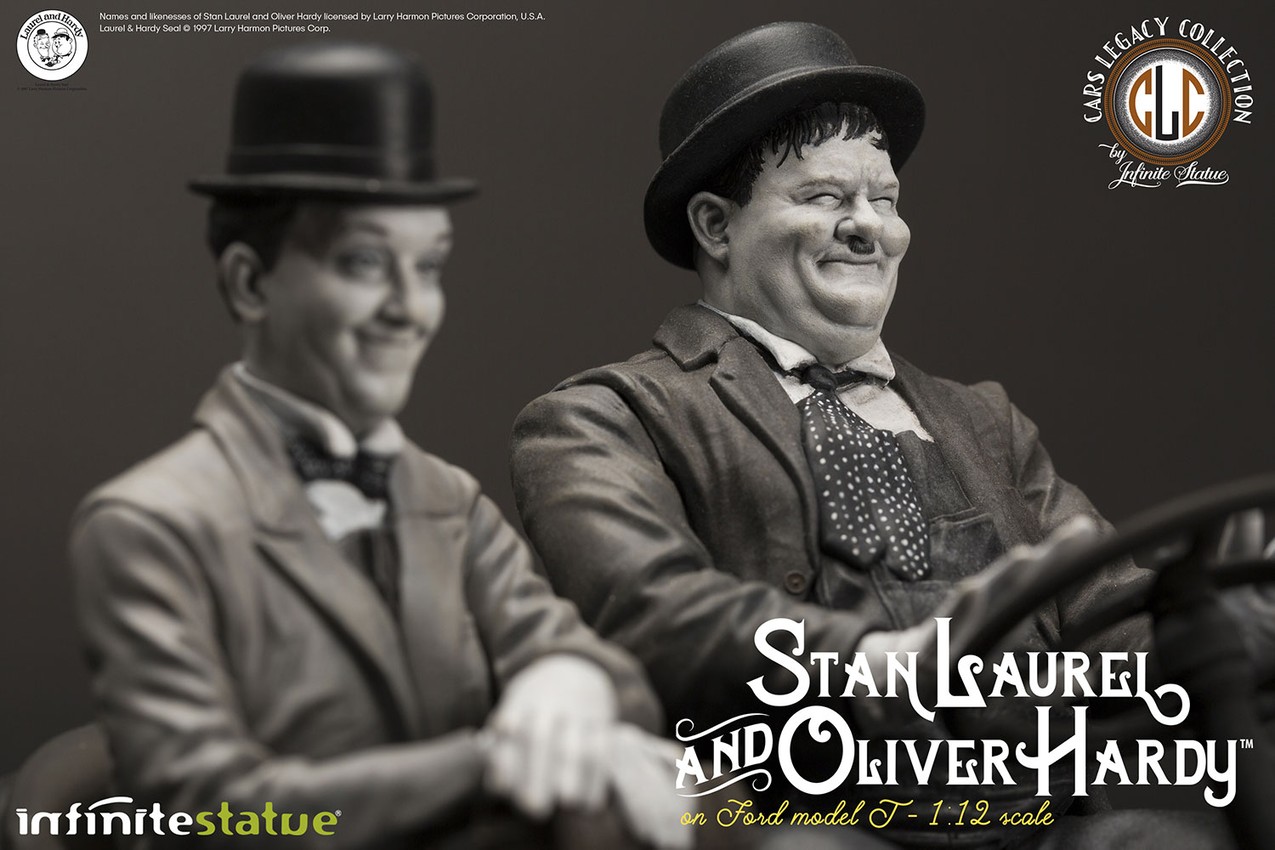 Laurel & Hardy on Ford Model T- Prototype Shown View 4