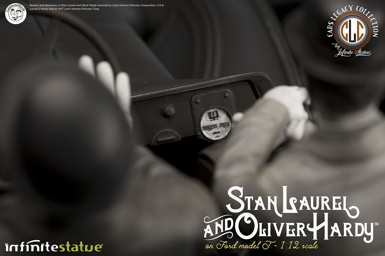 Laurel & Hardy on Ford Model T- Prototype Shown View 3