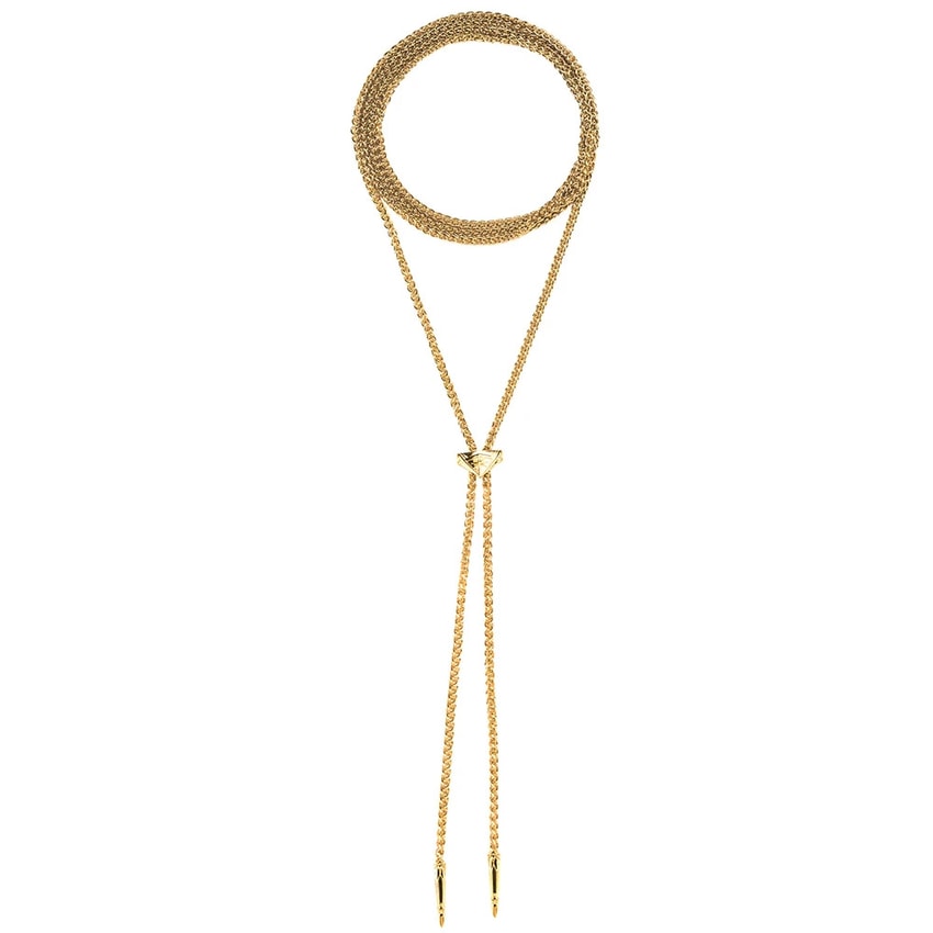 DC Comics Wonder Woman Lasso Necklace (Gold) Jewelry - Prototype Shown View 4
