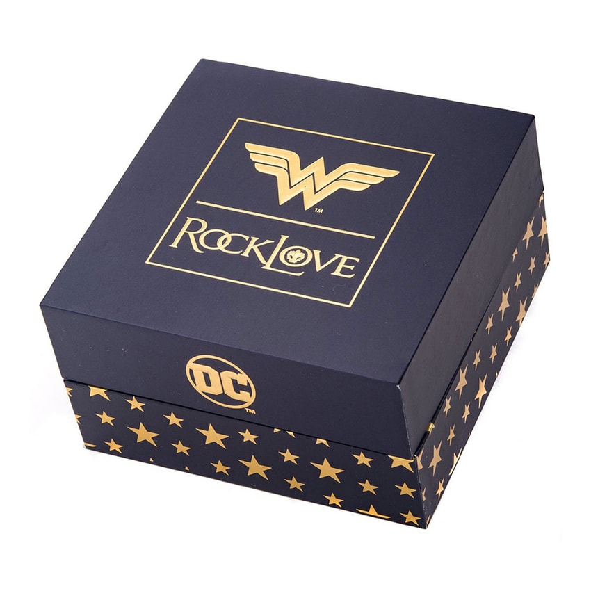 DC Comics Wonder Woman Lasso Hoop Earrings (Gold) Jewelry - Prototype Shown View 6