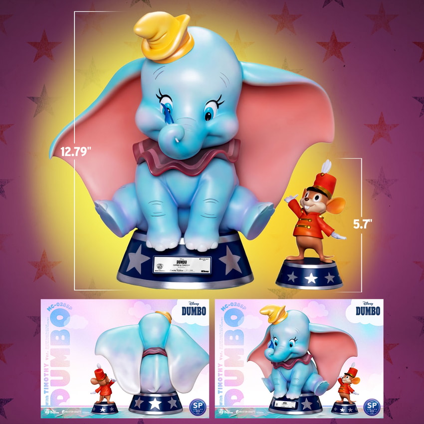 Disney Dumbo Special Edition (with Timothy Version) Statues - Prototype Shown View 2