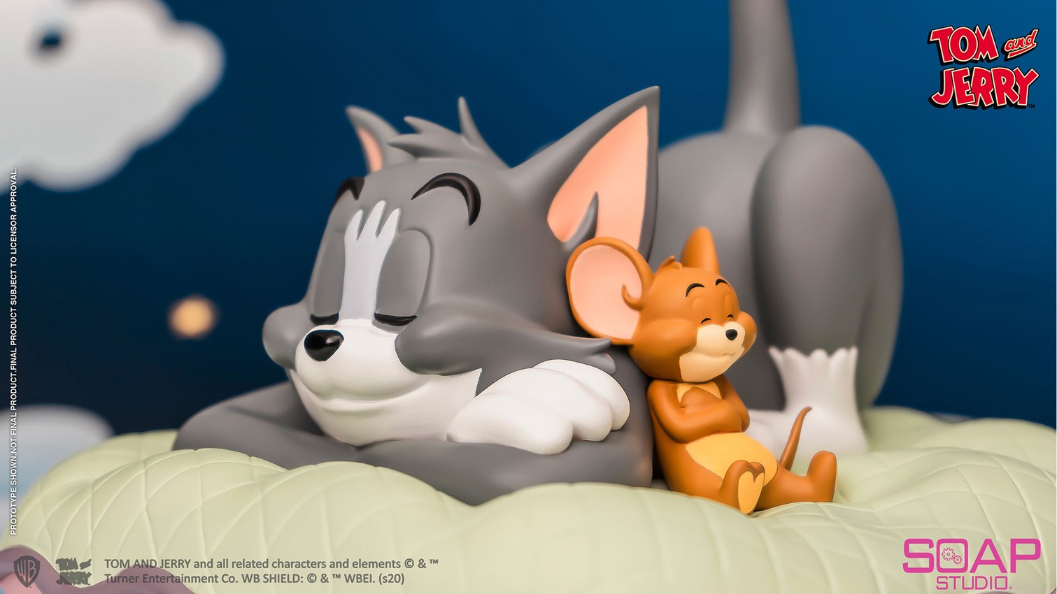 SOAP STUDIO トムとジェリー スタチュー スウィートドリームス5786 Tom and Jerry Sweet Dreams Collectible Figure by Soap Studio
