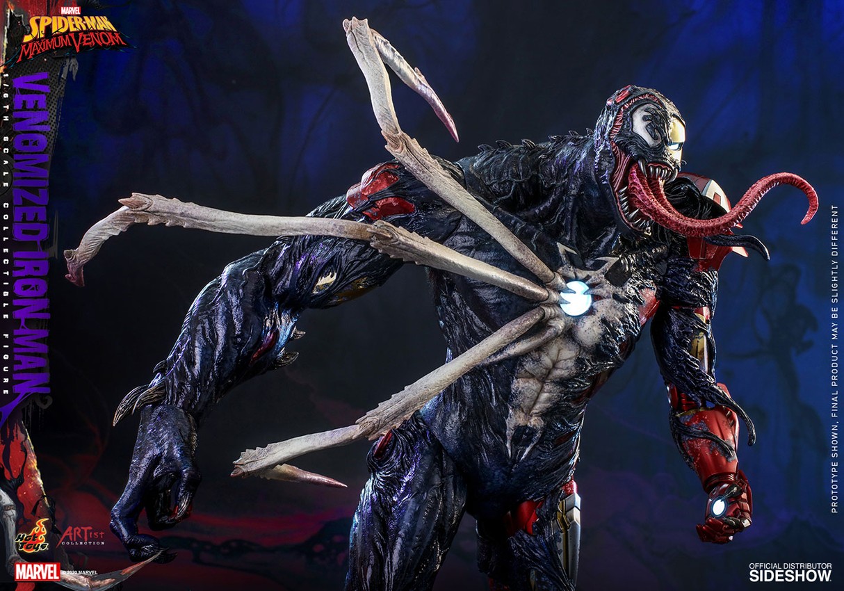Marvel Venomized Iron Man Sixth Scale Figure  Collector Edition - Prototype Shown View 6
