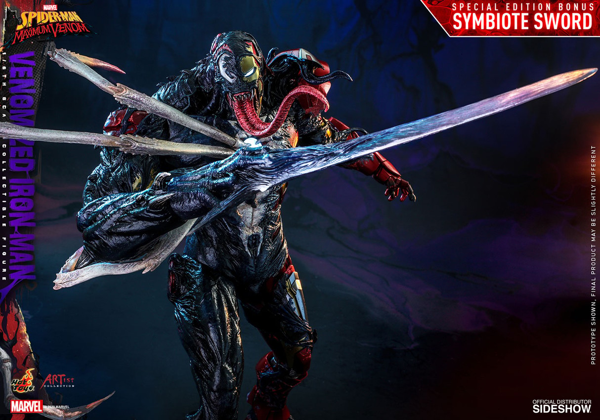 Marvel Venomized Iron Man (Special Edition) Sixth Scale Figure  Exclusive Edition - Prototype Shown View 3