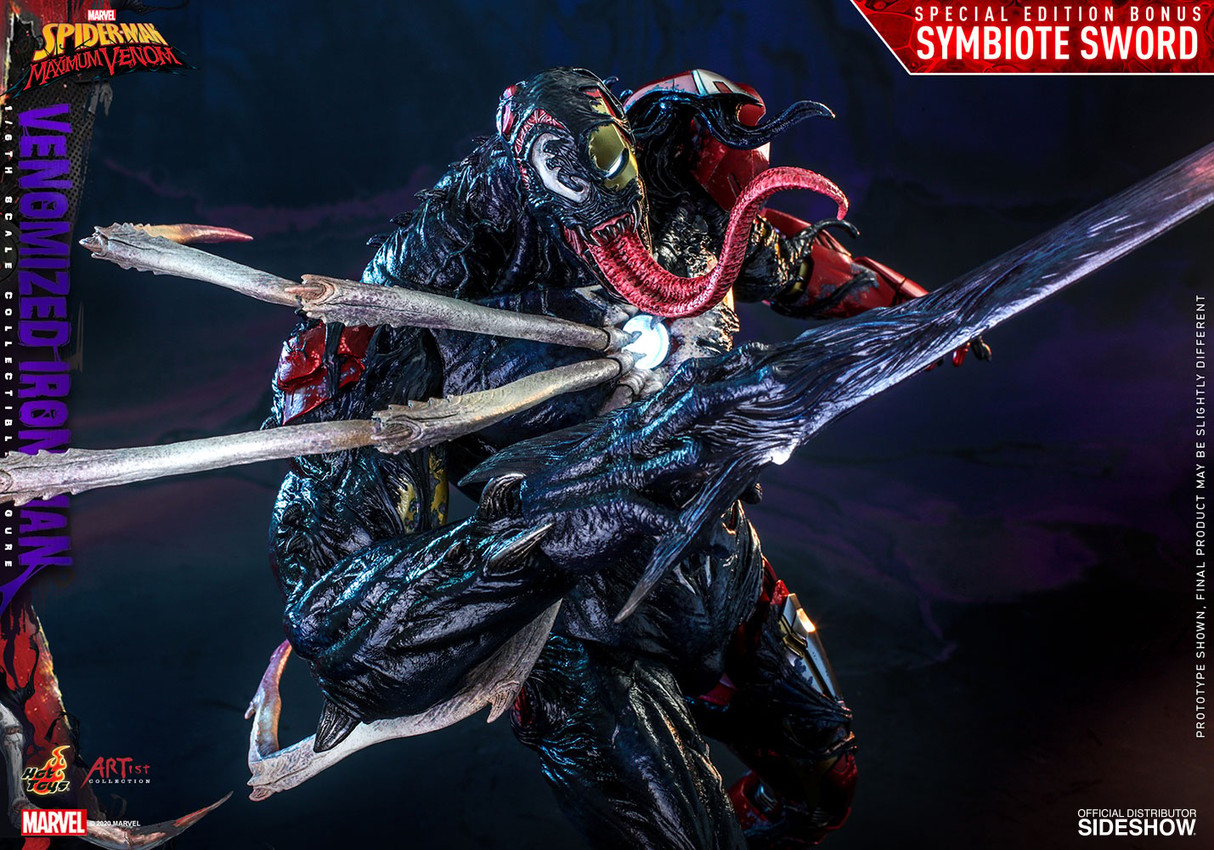 Marvel Venomized Iron Man (Special Edition) Sixth Scale Figure  Exclusive Edition - Prototype Shown View 4