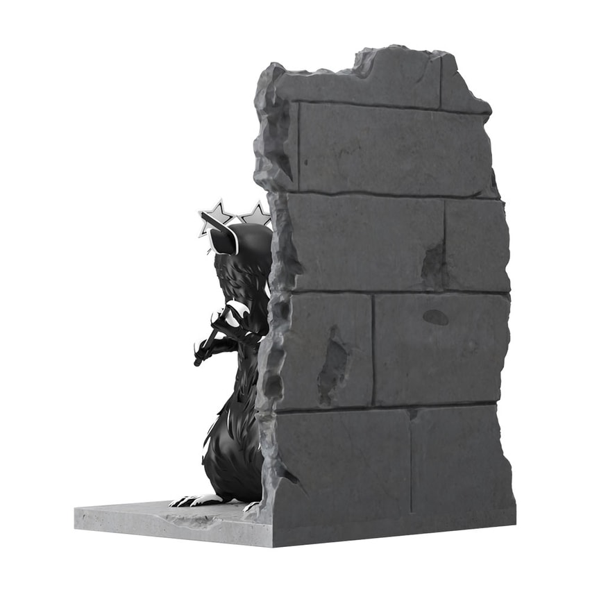 Brandalised Anarchy Rat Polystone Statue - Prototype Shown View 4
