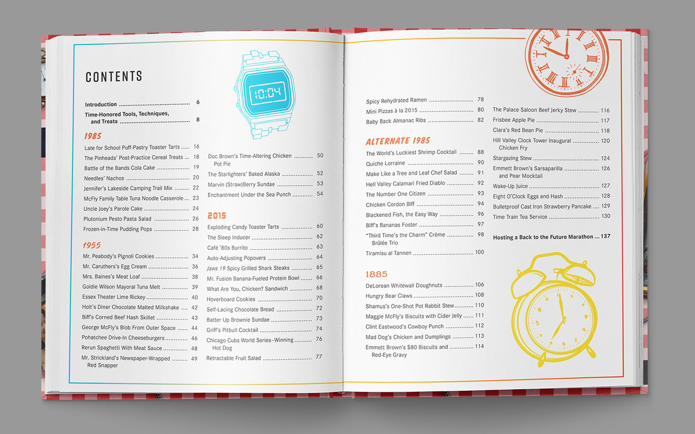 Back to the Future: The Official Hill Valley Cookbook- Prototype Shown View 3