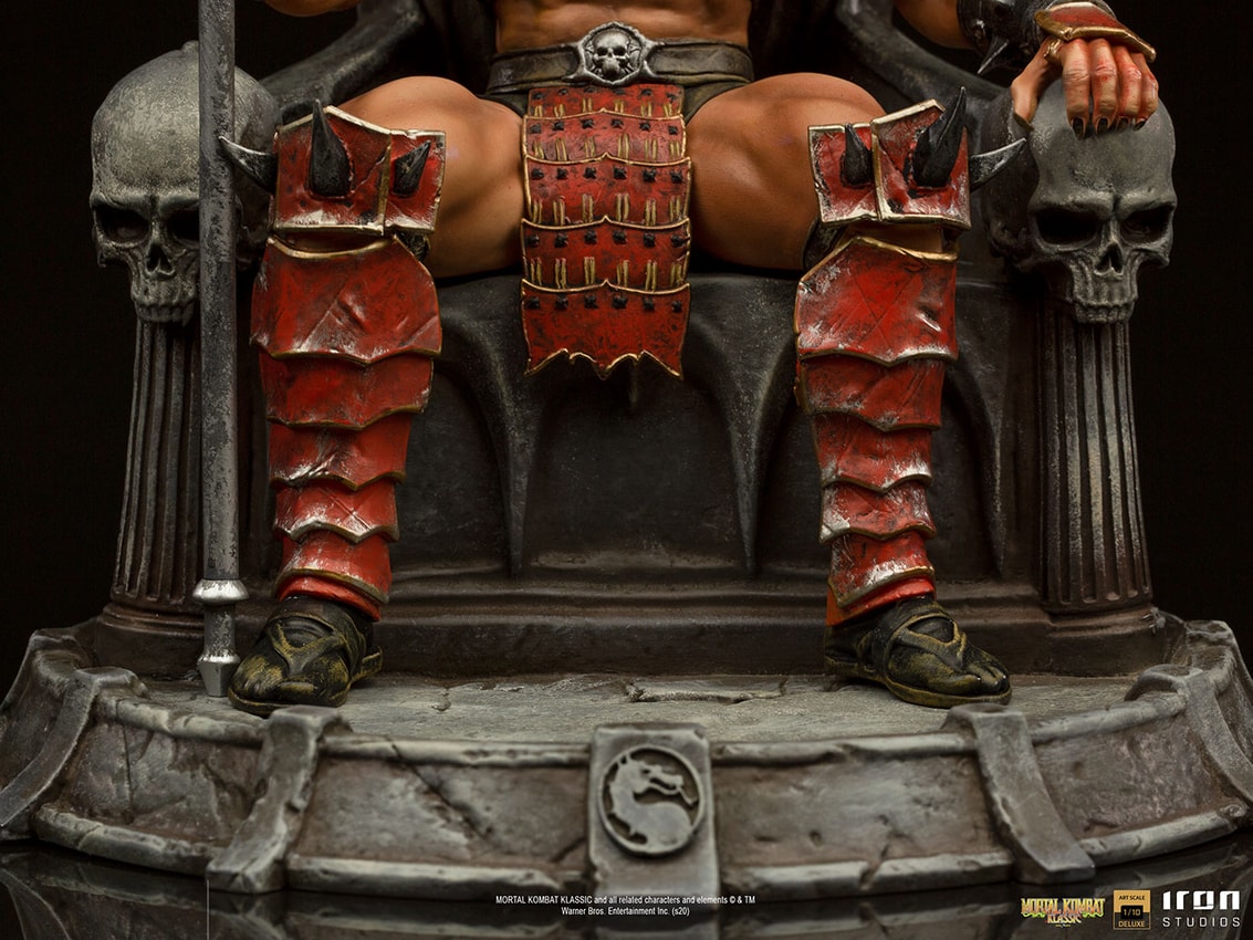 Mortal Kombat Shao Kahn Deluxe 1:10 Scale Statue - Prototype Shown View 6